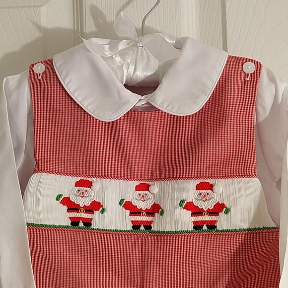 Edgehill Collection Smocked John John - Picture 2 of 4